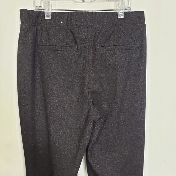 Chico's Womens Pants Sz 0 Small 4 Dark Gray Pull On Stretch Front Seams Mid Rise - Picture 6 of 14
